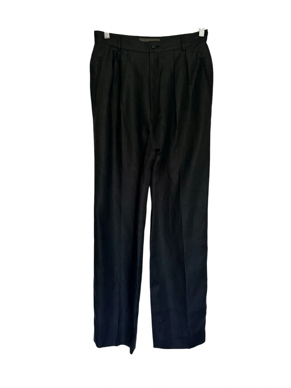 Banana Republic 100% Linen High Waisted Dress Pants - Black Size 12